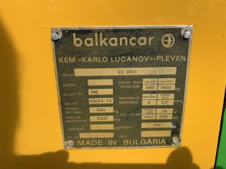 targonca STACKER WITH COUNTERWEIGHT BALKANCAR