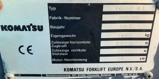 targonca -TARGONCA 4TÁMASZÚ HOMLOKVILLÁS  KOMATSU