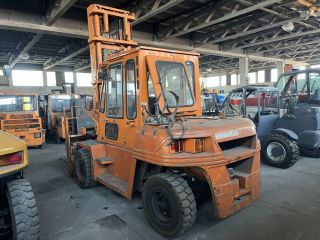 targonca -TARGONCA 4TÁMASZÚ HOMLOKVILLÁS  KOMATSU