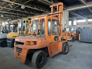 targonca -TARGONCA 4TÁMASZÚ HOMLOKVILLÁS  KOMATSU