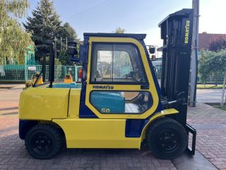 targonca -TARGONCA 4TÁMASZÚ HOMLOKVILLÁS  KOMATSU
