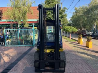 targonca -TARGONCA 4TÁMASZÚ HOMLOKVILLÁS  KOMATSU