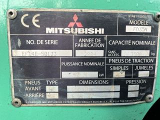 targonca -TARGONCA 4TÁMASZÚ HOMLOKVILLÁS  MITSUBISHI