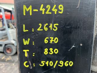 targonca -TARGONCA 4TÁMASZÚ HOMLOKVILLÁS  MITSUBISHI