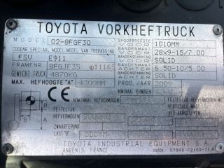 targonca -TARGONCA 4TÁMASZÚ HOMLOKVILLÁS  TOYOTA